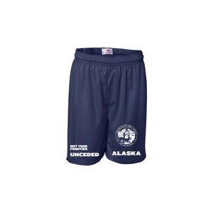 Unceded Alaska Fundraiser Navy Blue Basketball Shorts