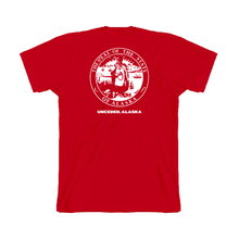 Load image into Gallery viewer, Unceded Alaska Fundraiser Red Short Sleeve Tee

