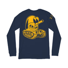 Load image into Gallery viewer, Racism Is For Choads Navy L/S Tee
